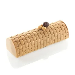 SILIKOMART Kit Moule à Bûche et Tapis Décor Tressé Professional* Moule Silicone