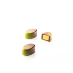 SILIKOMART Kit Moule Chocolat Ovale avec Insert (x24) Chocado* Moules À Chocolat