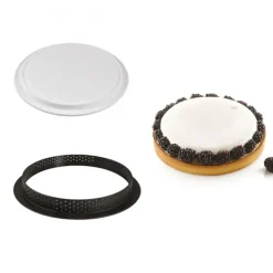 SILIKOMART Kit Moule Silicone 1 Tarte Ø 210mm Professional* Moule Silicone|Moules À Gâteaux