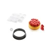 SILIKOMART Kit Moule Silicone 6 Tartelettes Ø 80mm Paradis Professional* Moule Silicone|Moules À Gâteaux