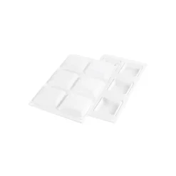 SILIKOMART Kit Moule Silicone 6 Tartelettes Carrées 80mm Professional* Moule Silicone|Moules À Gâteaux