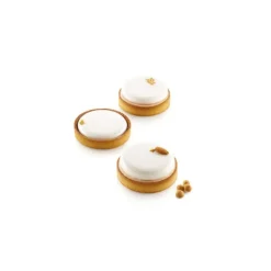 SILIKOMART Kit Moule Silicone 4 Tartelettes Ø 100mm Professional* Moule Silicone|Moules À Gâteaux