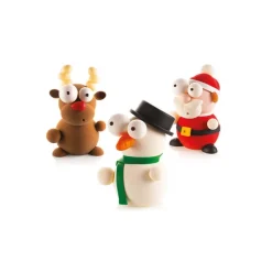 SILIKOMART Kit Moules Chocolat Bonhomme de Neige en PVC 18,1 cm x H 21,2 cm (x4) Professional* Moules À Chocolat