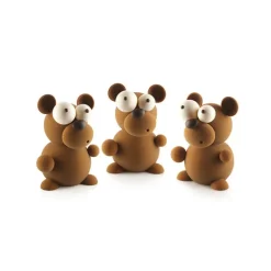 SILIKOMART Kit Moules Chocolat Ours en PVC 14 x 16 x 21 cm (x5)* Moules À Chocolat