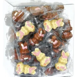 ABTEY Lapin Décoré Chocolat Lait et Blanc 10g x45* Confiserie