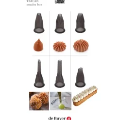 DE BUYER Lot 6 Douilles Tritan à Garnir* Douilles Pâtisserie