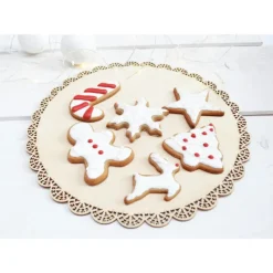 SCRAPCOOKING Lot Découpoirs Noël Inox Dorés x3* Emporte Pièce - Découpoir Pâtisserie