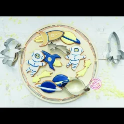 SCRAPCOOKING Lot de 4 emporte-pièces inox thème espace* Emporte Pièce - Découpoir Pâtisserie