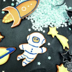 SCRAPCOOKING Lot de 4 emporte-pièces inox thème espace* Emporte Pièce - Découpoir Pâtisserie