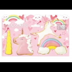 SCRAPCOOKING Lot de 4 Emporte-Pièces Licorne* Emporte Pièce - Découpoir Pâtisserie