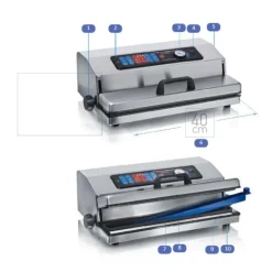 MAGIC VAC Machine à emballer sous vide JUMBO* Préparation|Machine Sous Vide