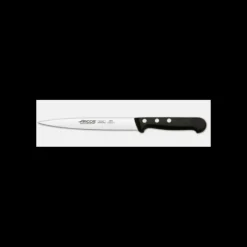 ARCOS Mallette de cuisine 5 couteaux de cuisine et un fusil Universal Noir* Rangement Couteaux