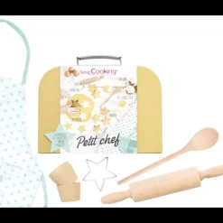 SCRAPCOOKING Mallette Kit Pâtisserie Enfant* Tablier De Cuisine|Emporte Pièce - Découpoir Pâtisserie