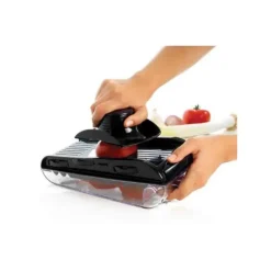 MASTRAD Mandoline de Cuisine 5 lames avec réservoir noir* Mandoline De Cuisine