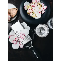 MICROPLANE Mandoline Gourmet Noir* Mandoline De Cuisine|Râpe À Légumes