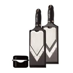 MICROPLANE Mandoline Multifonction en V Specialty Noir* Mandoline De Cuisine
