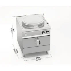 BERTOS Marmite Electrique 100L Indirecte Berto's* Chaud