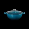 LE CREUSET Marmite en fonte 26 cm Deep Teal Signature* Marmites