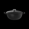 LE CREUSET Marmite en fonte 26 cm Noir Mat Signature* Marmites