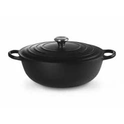 LE CREUSET Marmite en Fonte 32 cm Noir Mat Signature* Marmites