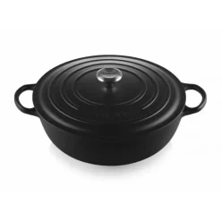 LE CREUSET Marmite en Fonte 32 cm Noir Mat Signature* Marmites