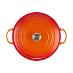 LE CREUSET Marmite en Fonte 32 cm Volcanique Signature* Marmites