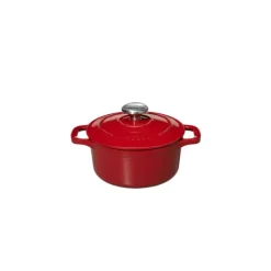 CHASSEUR Mini Cocotte en Fonte Ronde 10 cm Rouge* Cocotte En Fonte