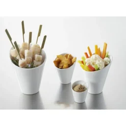 REVOL Mini Cornet de Frites Blanc 5cl French Classique* Servir, Présenter