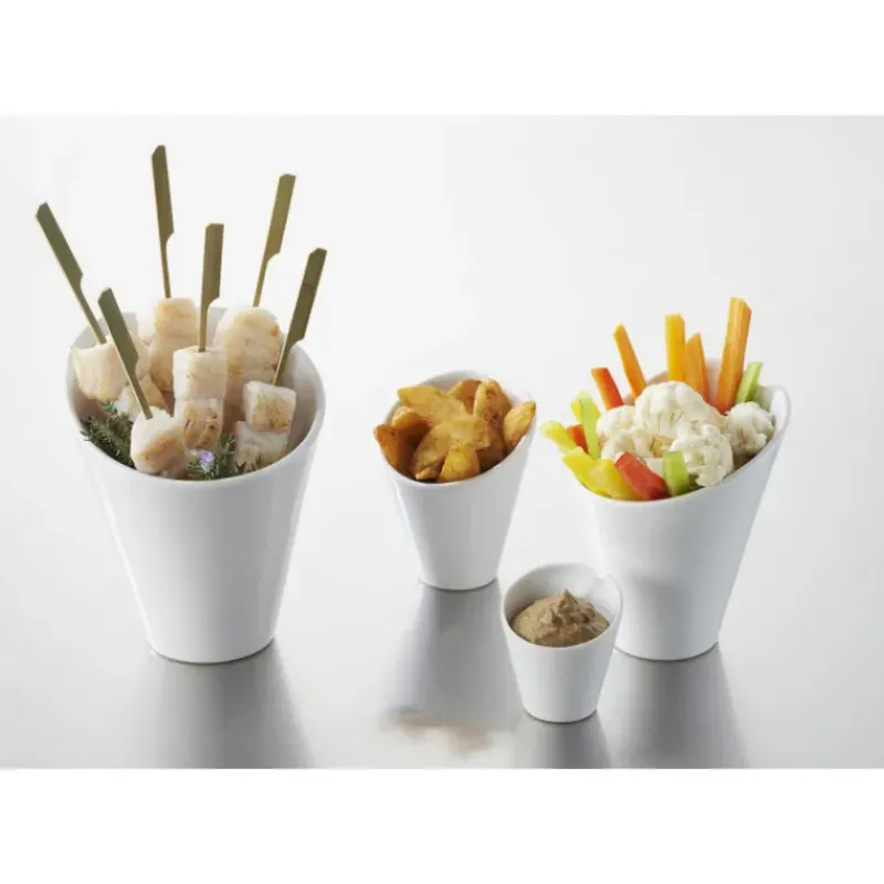 REVOL Mini Cornet de Frites Blanc 5cl French Classique* Servir, Présenter