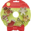WILTON Mini Emporte-Pièces de Noël 4 cm (x6)* Emporte Pièce - Découpoir Pâtisserie