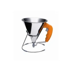 DE BUYER Mini Entonnoir à Piston Inox Orange KWIK* Entonnoir À Piston