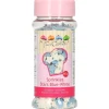 FUNCAKES Mini Etoiles Bleues et Blanches en sucre 60 g* Décoration Comestible