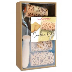 SCRAPCOOKING Mini Rouleau à Pâtisserie Empreinte Interchangeable 7 cm (x3)* Ustensiles Décor Gâteau|Ustensiles Pâtisserie