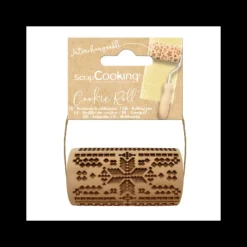 SCRAPCOOKING Mini Rouleau à Pâtisserie Empreinte Point de Croix 7 cm* Ustensiles Pâtisserie