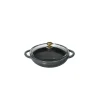 CHASSEUR Mini Wok en Fonte 18 cm Caviar* Woks