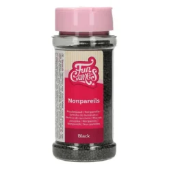 FUNCAKES Mini-Billes Noires 80 g* Décoration Comestible