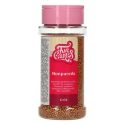 FUNCAKES Mini-Billes Or 80 g* Décoration Comestible