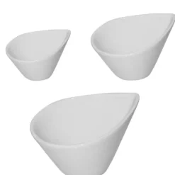 CUISINEADDICT Mise en Bouche Porcelaine Goutte d'Eau 25 cl* Servir, Présenter