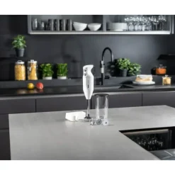 BAMIX Mixeur Plongeant M140 Mono Blanc 3 disques* Mixeur Plongeant