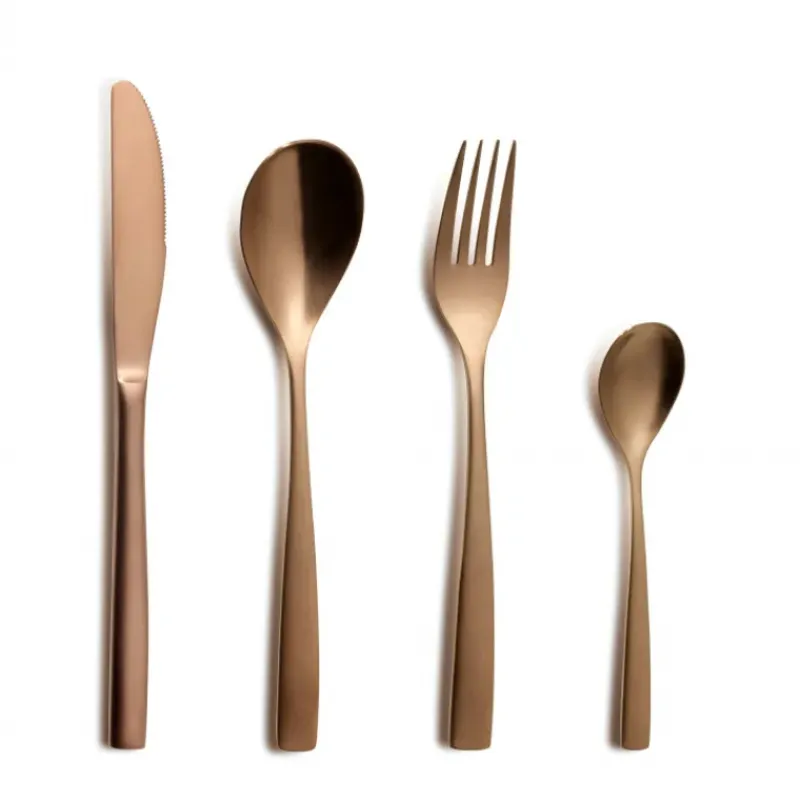 COMAS Ménagère 24 pièces BCN COLORS Cuivre Inox 18% 3 mm* Couverts