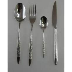 LEBRUN Ménagère 24 pièces Fleur Inox 3 mm* Couverts