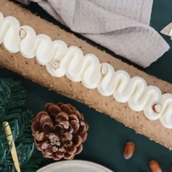 SCRAPCOOKING Moule à Bûche de Noël XXL Inox 45 cm* Moules À Gâteaux