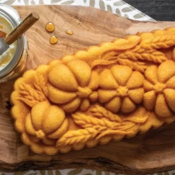 NORDIC WARE Moule à Cake Blé et Citrouille Bronze* Moule Anti-adhésif|Moules À Gâteaux