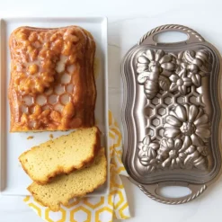 NORDIC WARE Moule à Cake Fleurs et Abeilles Toffee* Moule Anti-adhésif|Moules À Gâteaux