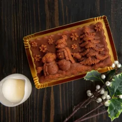 NORDIC WARE Moule à Cake Paysage de Noël Silver* Moule Anti-adhésif|Moules À Gâteaux