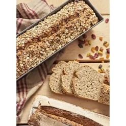 DE BUYER Moule à Cake Plié Anti Adhésif 25 x 10 cm x H 7 cm* Moule Anti-adhésif|Moules À Gâteaux