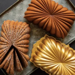 NORDIC WARE Moule à Cake Plissé Gold* Moules À Gâteaux|Moule Anti-adhésif