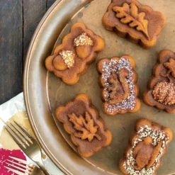 NORDIC WARE Moule à Cakes Automne Assortis (x6) Bronze* Moule Anti-adhésif|Moules À Gâteaux