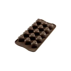 EASY CHOC Moule à Chocolat 15 Coeurs - Silicone Spécial Chocolat* Moules À Chocolat|Moule Silicone