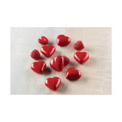 EASY CHOC Moule à Chocolat 12 Cœurs Bombés - Silicone Spécial Chocolat* Moules À Chocolat|Moule Silicone